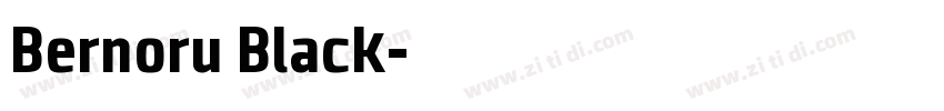 Bernoru Black字体转换
